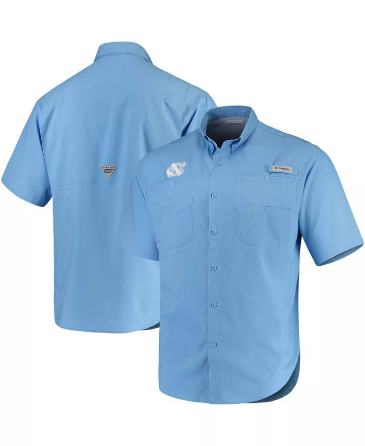 Men's Light Blue North Carolina Tar Heels Tamiami Shirt Light Blue - 3