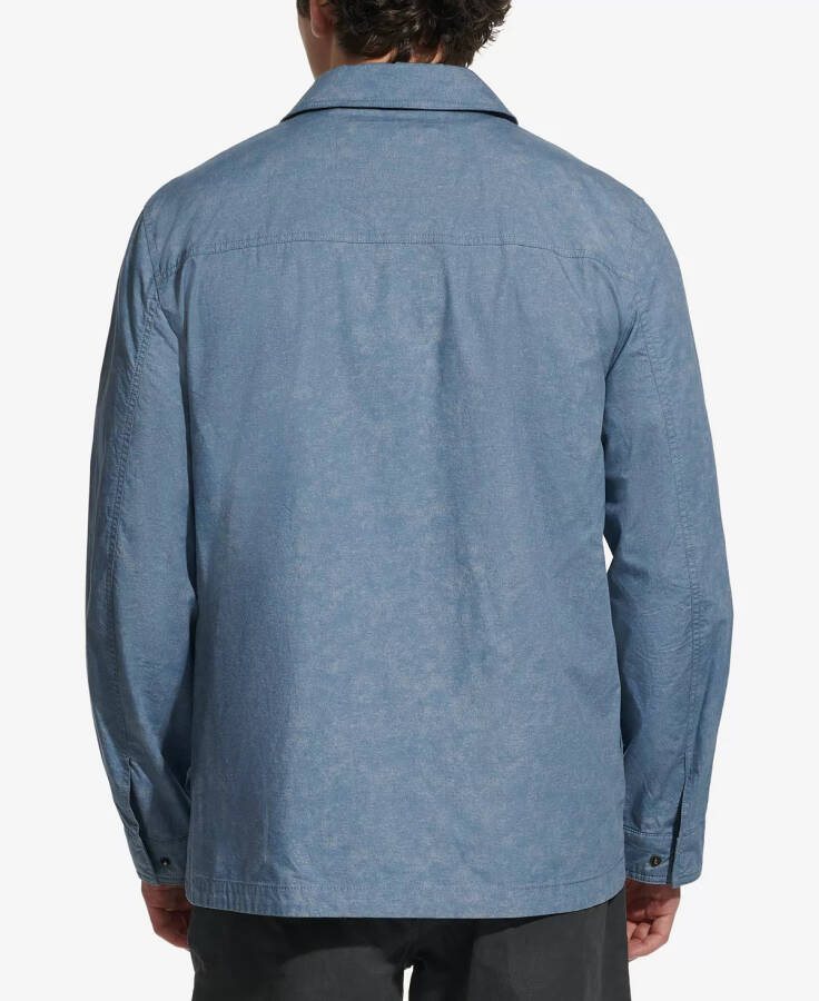 Men's Lightweight Cotton Jacket Indigo - 2