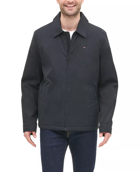 Men's Lightweight Full Zip-Front Jacket Black - 7