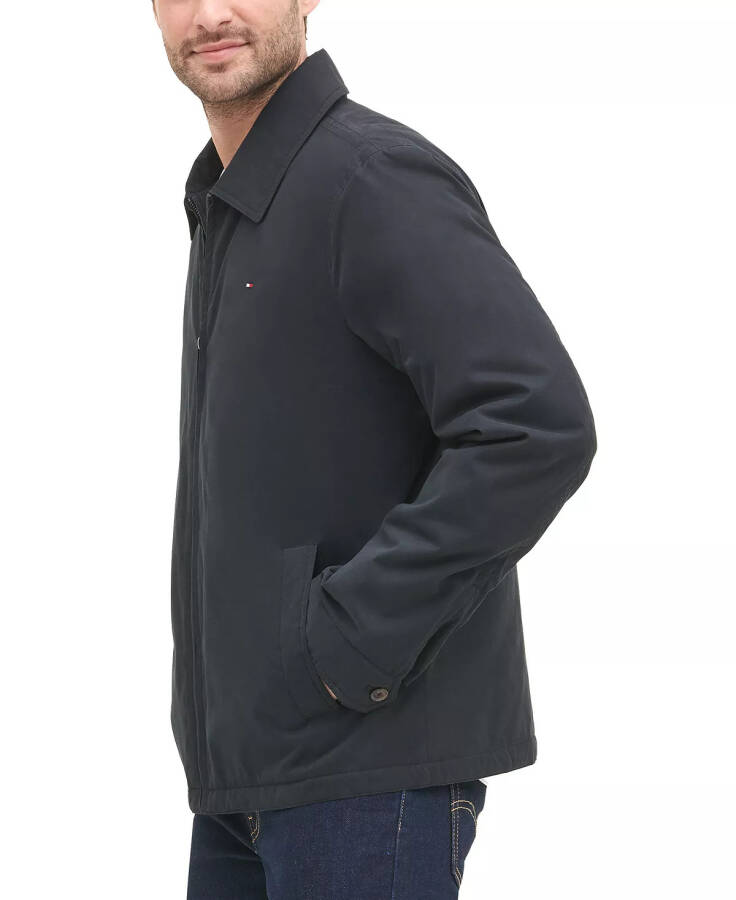 Men's Lightweight Full Zip-Front Jacket Black - 10