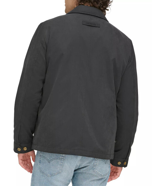 Men's Lightweight Full Zip-Front Jacket Black - 2