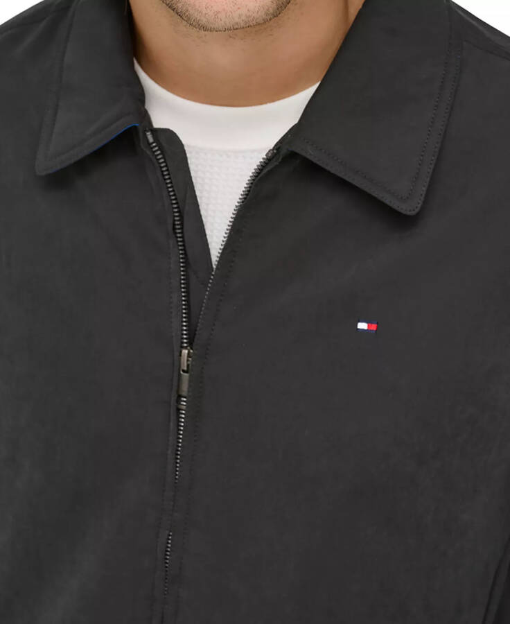 Men's Lightweight Full Zip-Front Jacket Black - 4