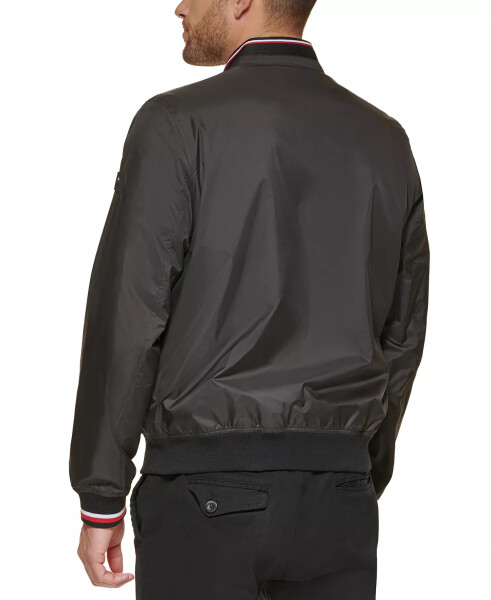 Men's Lightweight Spring Bomber Jacket Black - 6