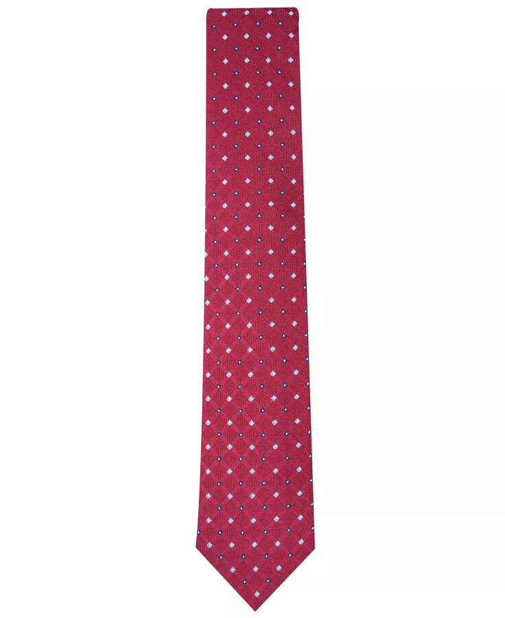 Men's Linked Neat Tie, Created for Modazone Burgundy - 2