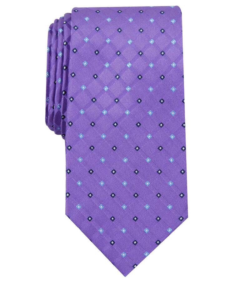 Men's Linked Neat Tie, Created for Modazone Purple - 1