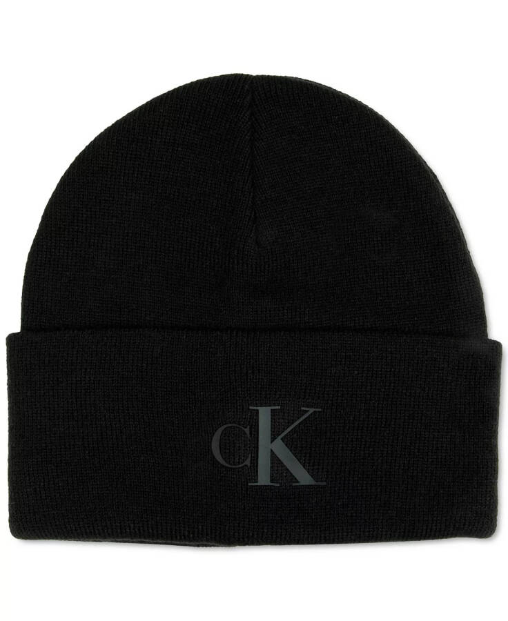 Men's Logo Cuff Hat Black - 2