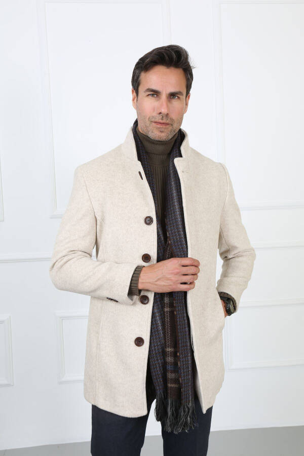 Men's Long Coat - 6050 - BEIGE - 2