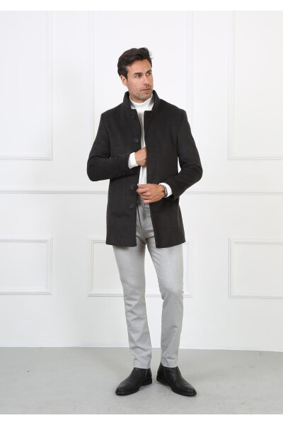 Men's Long Coat - Anthracite - 3