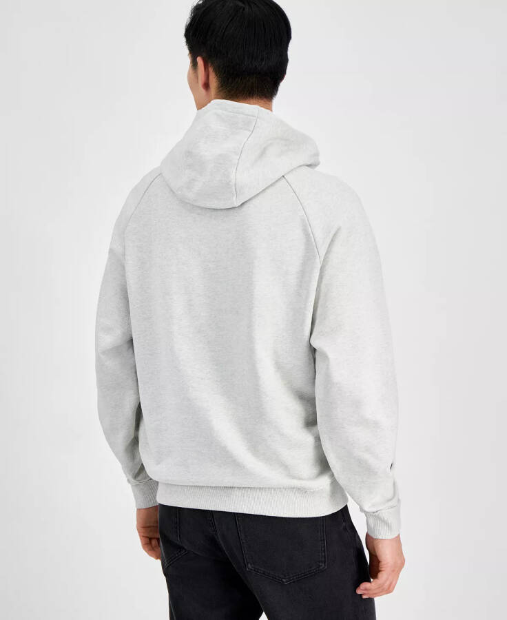 Men's Loose-Fit Hoodie Open Grey - 2