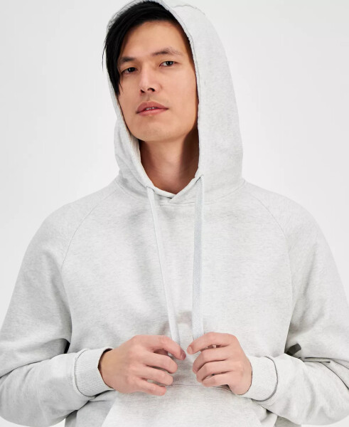 Men's Loose-Fit Hoodie Open Grey - 3