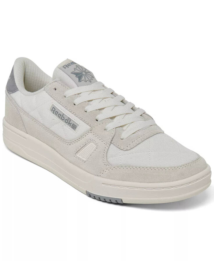 Men's LT Court Tennis Casual Sneakers from Finish Line Chalk, Vintage-Like White - 1