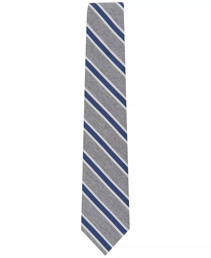 Men's Mackay Stripe Tie, Created for Modazone Grey - 2