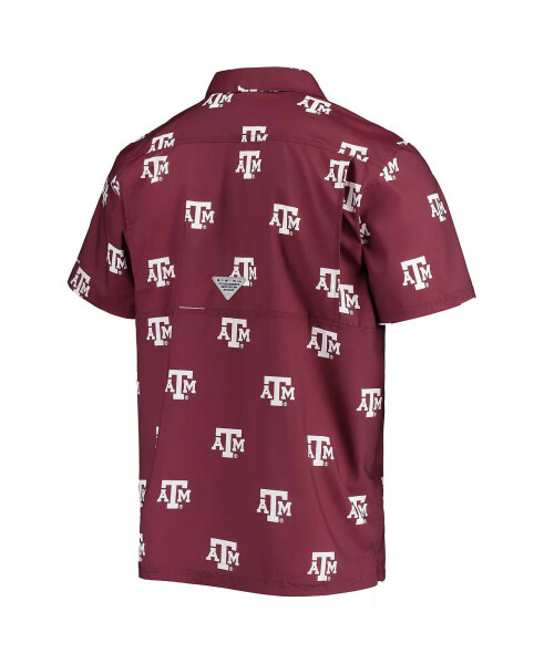 Men's Maroon Texas A&M Aggies Super Slack Tide Omni-Shade Button-Up Shirt Maroon - 4