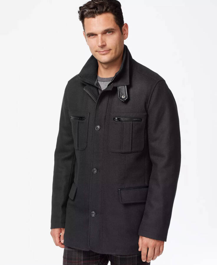 Men's Melton Jacket Charcoal - 1