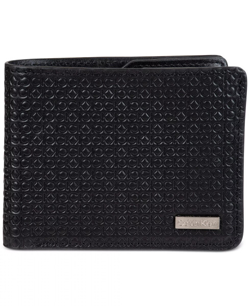 Men's Micro CK Traveler Wallet Black - 1