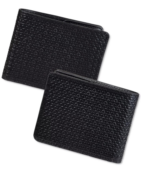 Men's Micro CK Traveler Wallet Black - 2