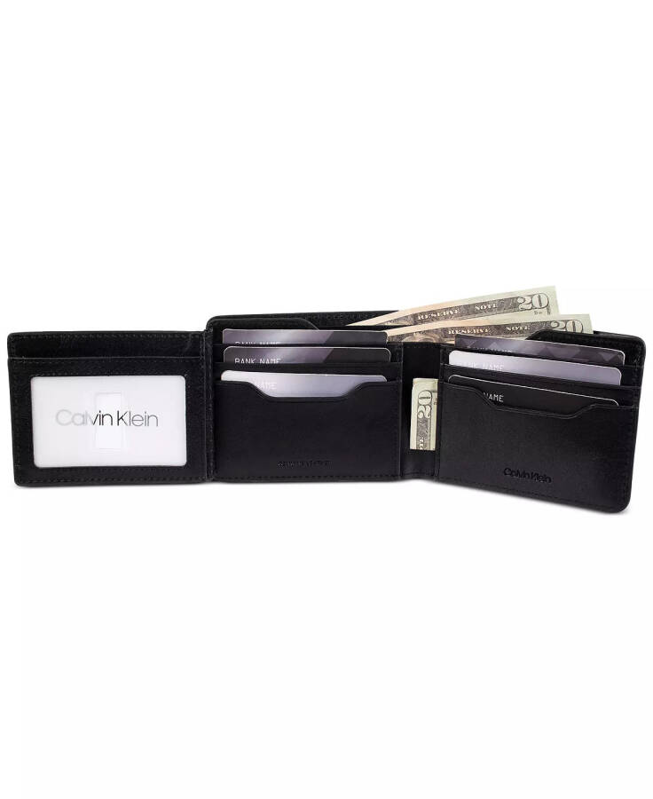 Men's Micro CK Traveler Wallet Black - 5