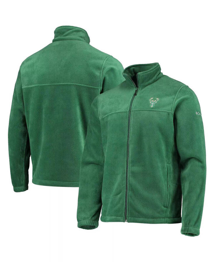 Men's Milwaukee Bucks Hunter Green Flanker Full-Zip Jacket Hunter Green - 1