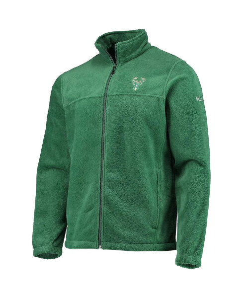 Men's Milwaukee Bucks Hunter Green Flanker Full-Zip Jacket Hunter Green - 3