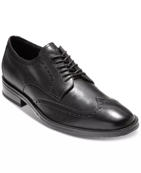 Men's Modern Essentials Wing Oxford Shoes Black Waterproof - 1