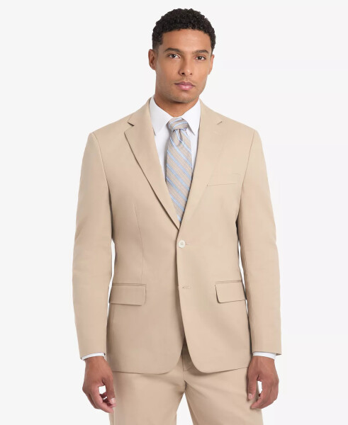 Men's Modern-Fit Cotton Sport Coat - Tan - 1