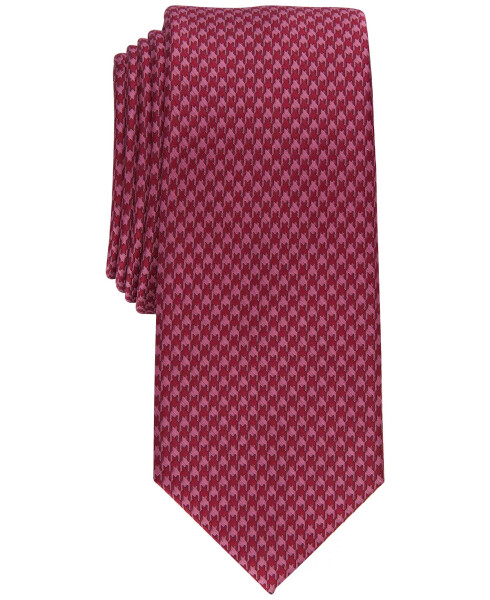 Men's Moore Houndstooth Tie, Created for Modazone Red - 1