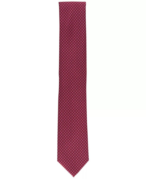 Men's Moore Houndstooth Tie, Created for Modazone Red - 2