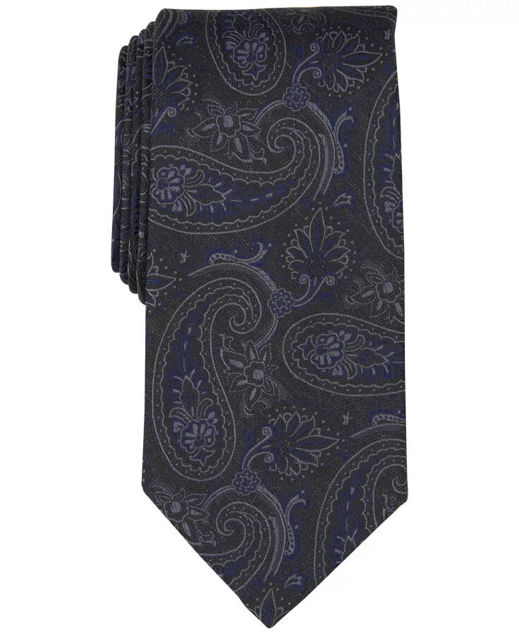 Men's Moss Paisley Tie Black - 3