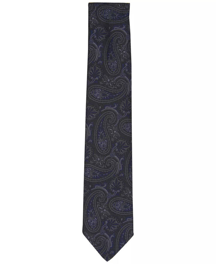 Men's Moss Paisley Tie Black - 4