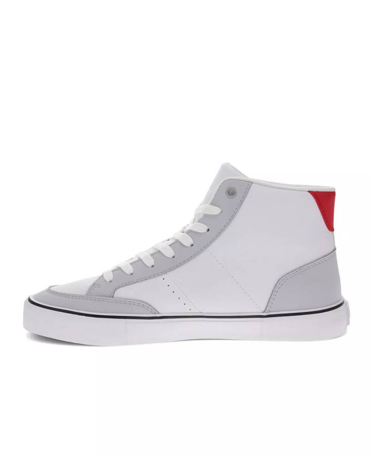 Men's Munro Mid Casual Sneakers White, Gray, Red - 6