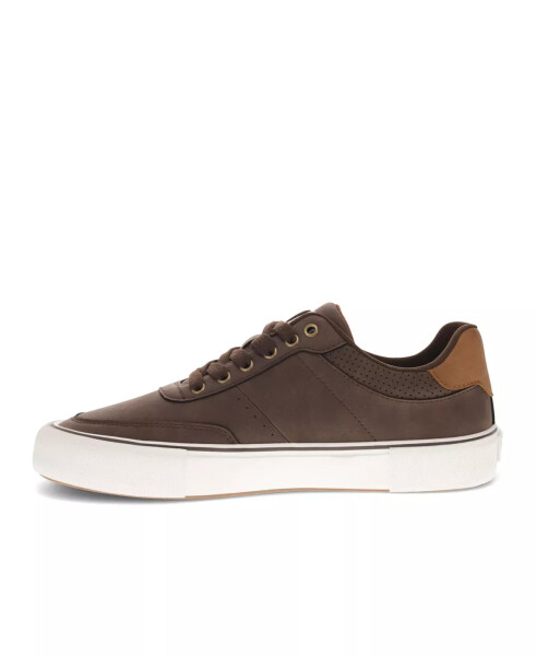 Men's Munro UL Faux Leather Lace-Up Sneakers Brown, Tan - 6