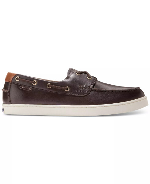 Men's Nantucket Boat Shoe Dark Chocolate / Ivory - 2