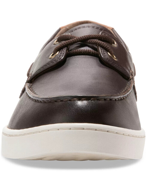 Men's Nantucket Boat Shoe Dark Chocolate / Ivory - 4