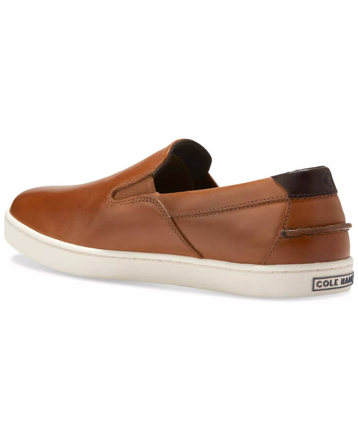 Men's Nantucket Slip-On Deck Shoes Ch British Tan/ivory - 3