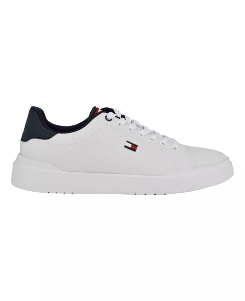 Men's Narvyn Lace-Up Low Top Sneakers White, Navy - 7