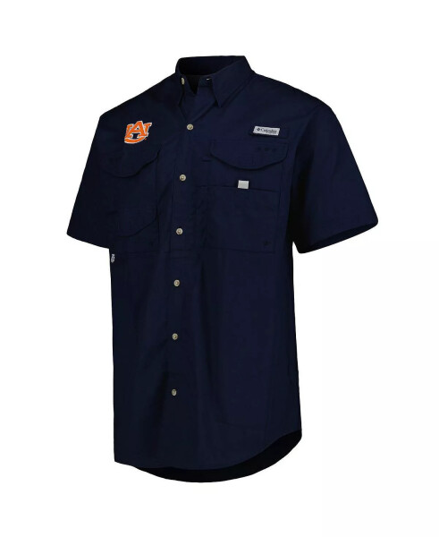 Men's Navy Auburn Tigers Bonehead Button-Up Shirt Navy - 3