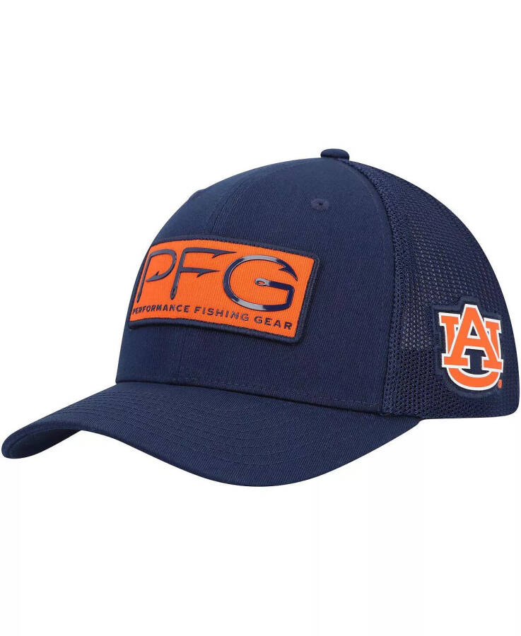 Men's Navy Auburn Tigers PFG Hooks Flex Hat Navy - 1