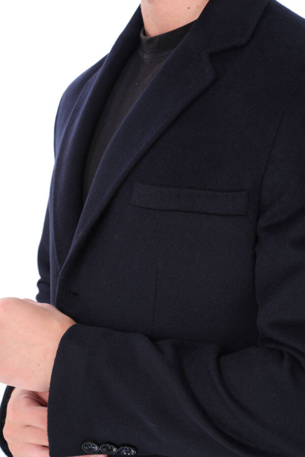 Men's Navy Blazer Jacket - 3