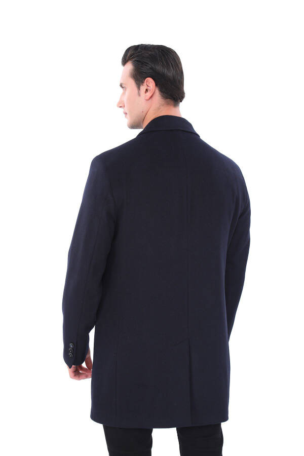 Men's Navy Blazer Jacket - 5