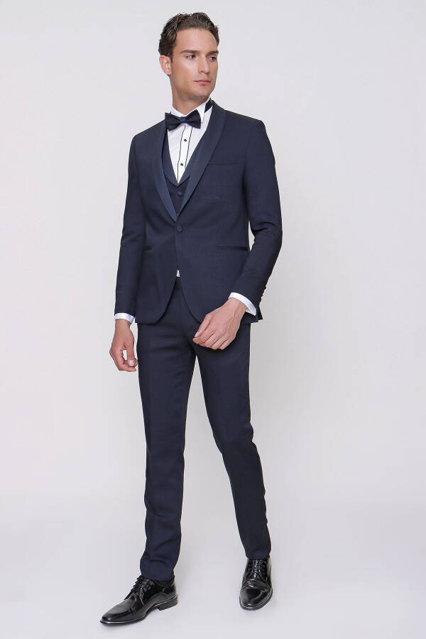 Men's Navy Blue Santorini Ceremony Suit - 10