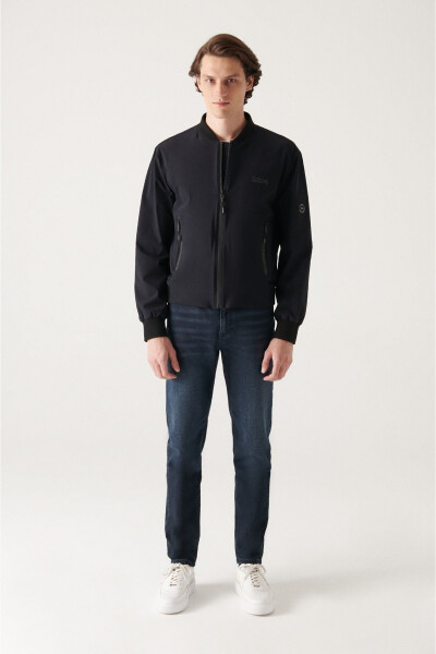 Men's Navy Bomber Jacket - 10