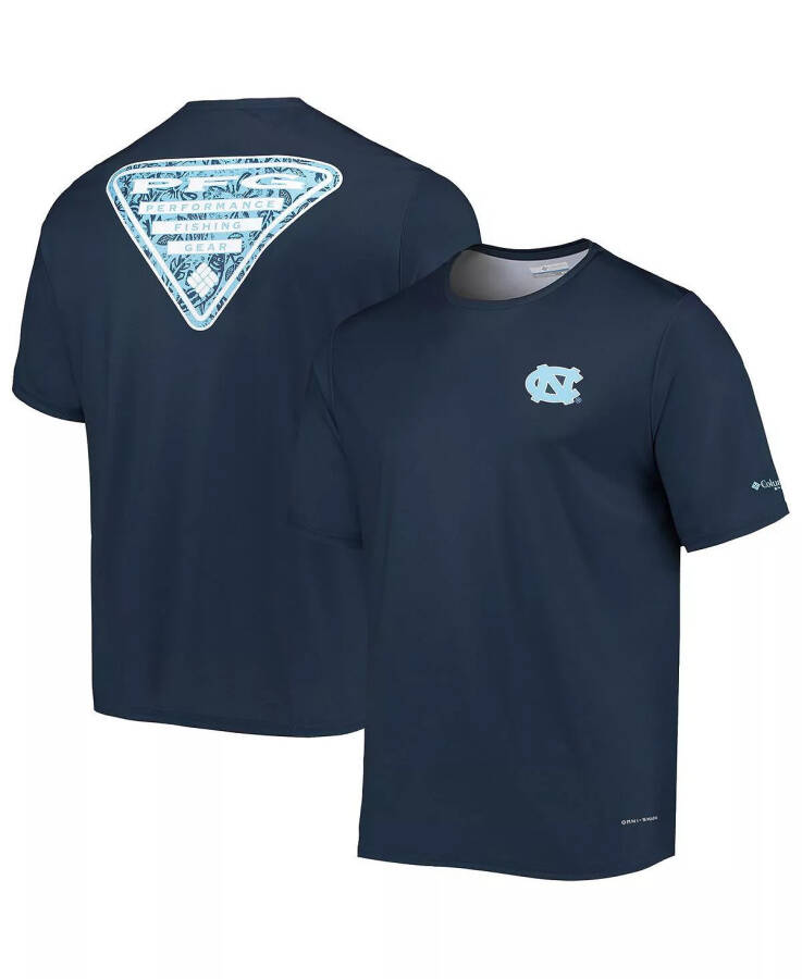 Men's Navy North Carolina Tar Heels Terminal Tackle Omni-Shade T-shirt Navy - 5