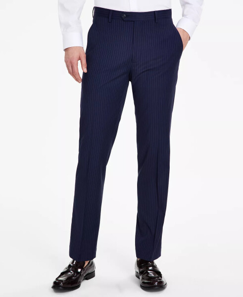 Men's Navy Slim-Fit Stripe Suit Pants, Created for modazone - 2