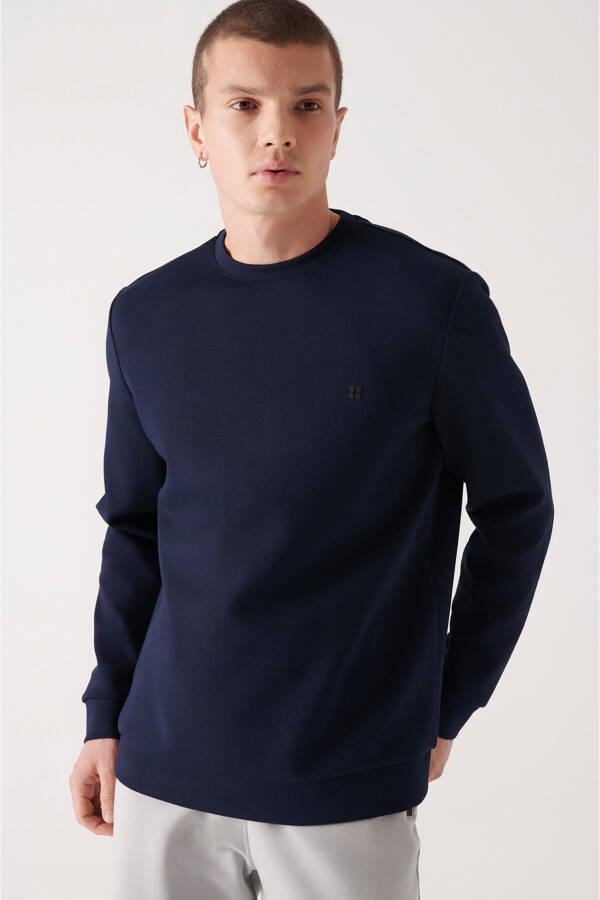 Men's Navy Sweatshirt - 6