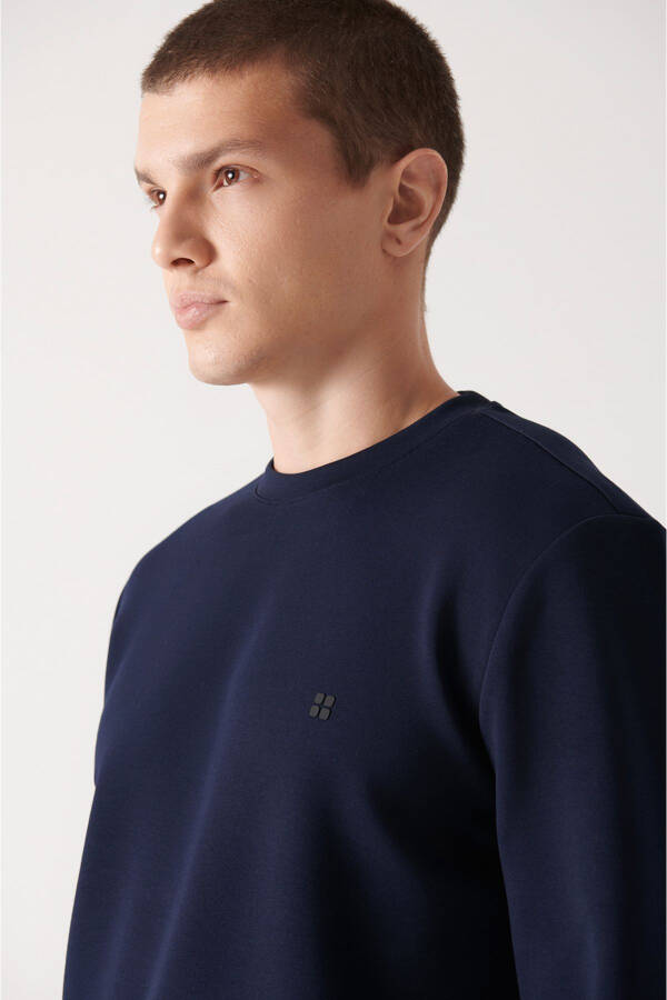 Men's Navy Sweatshirt - 7