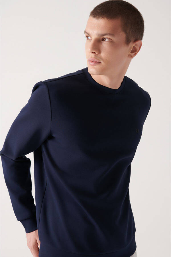 Men's Navy Sweatshirt - 8