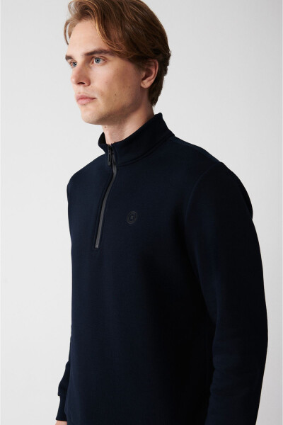 Men's Navy Sweatshirt - 7