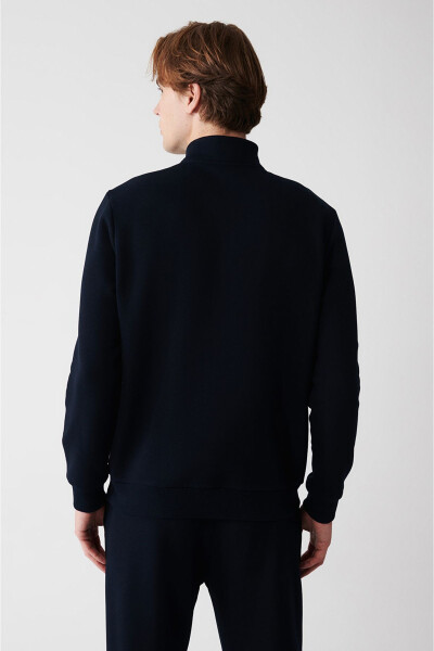 Men's Navy Sweatshirt - 4