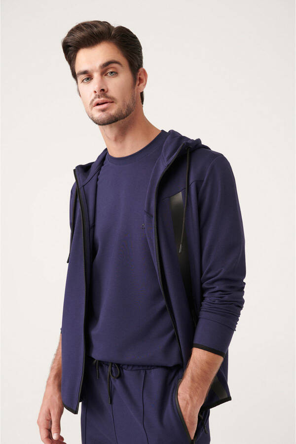 Men's Navy Sweatshirt - 3