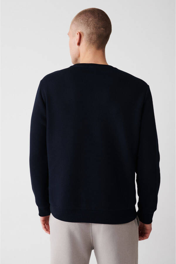 Men's Navy Unisex Sweatshirt - 10